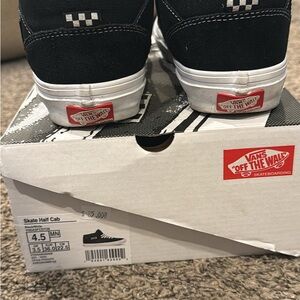 Vans Skate Half Cab Black and White Sneakers